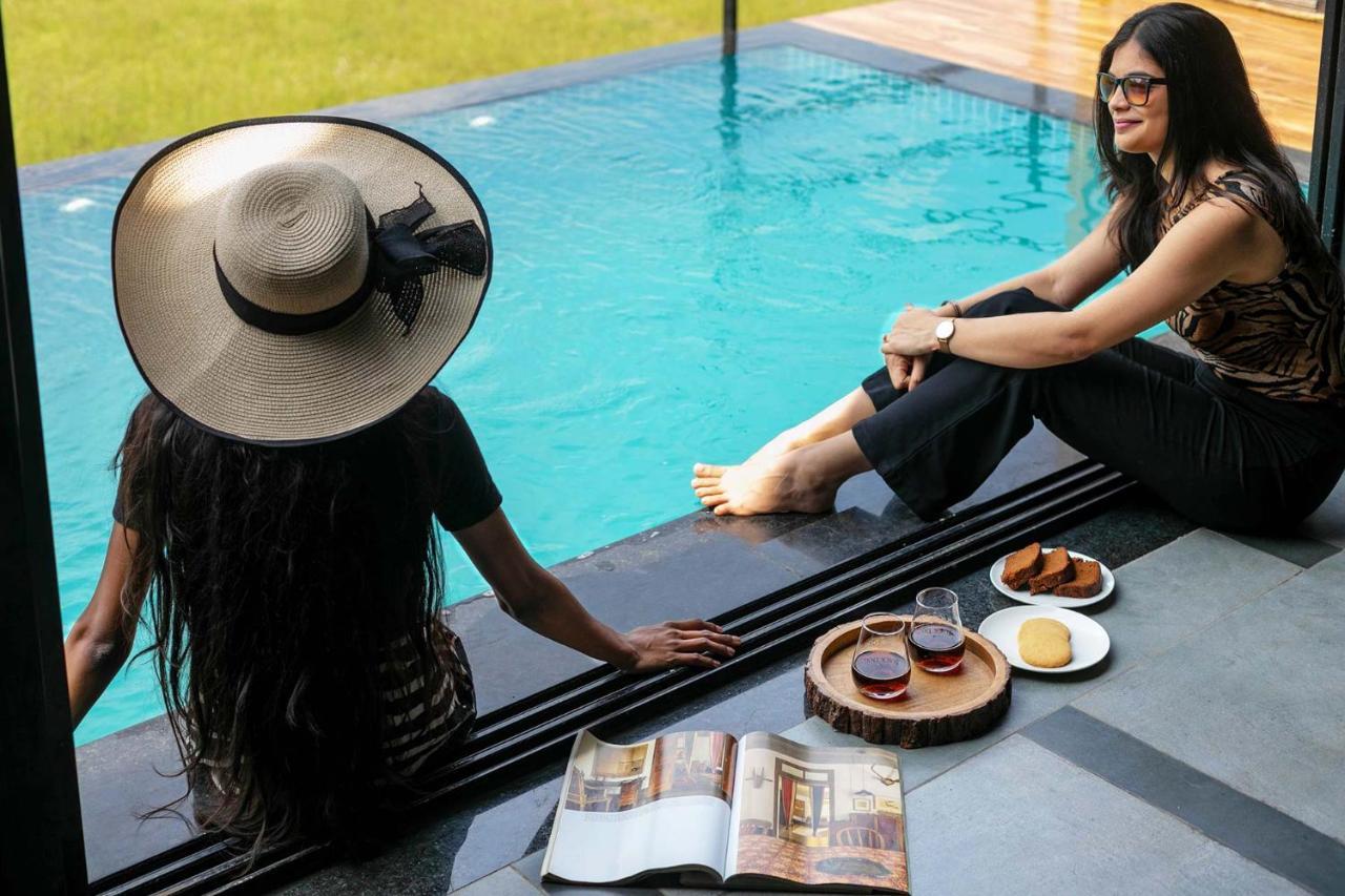 Two Villa By Stayvista With Infinity Pool, Farm & Mountain Views, Modern Interiors Karjat Exterior photo